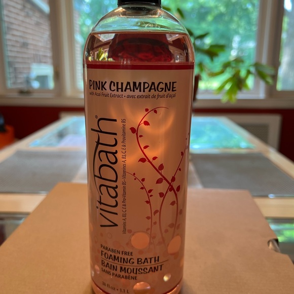 Vitabath Foaming Bath Pink Champagne 38oz - Picture 1 of 10